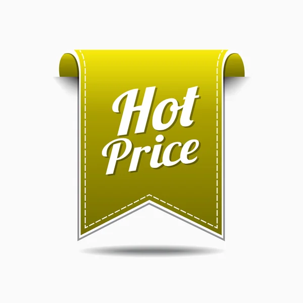 Hot Price Icon Design — Stock Vector