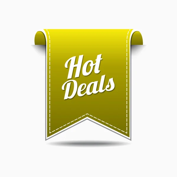 Hot Deals Icon Design — Stockvektor