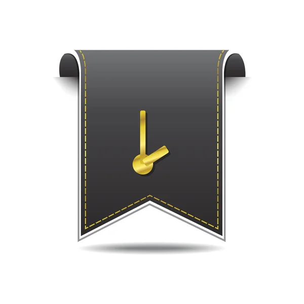 Reloj icono de diseño — Vector de stock