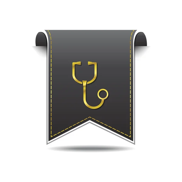 Stethoscope Icon Design — Stock Vector