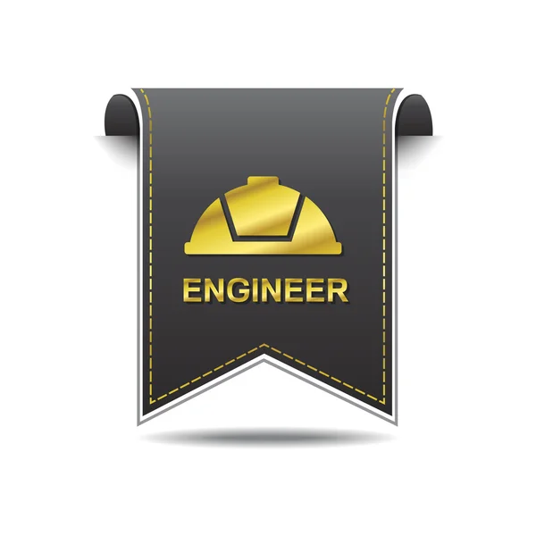 Engineer Icon Design — Stock Vector