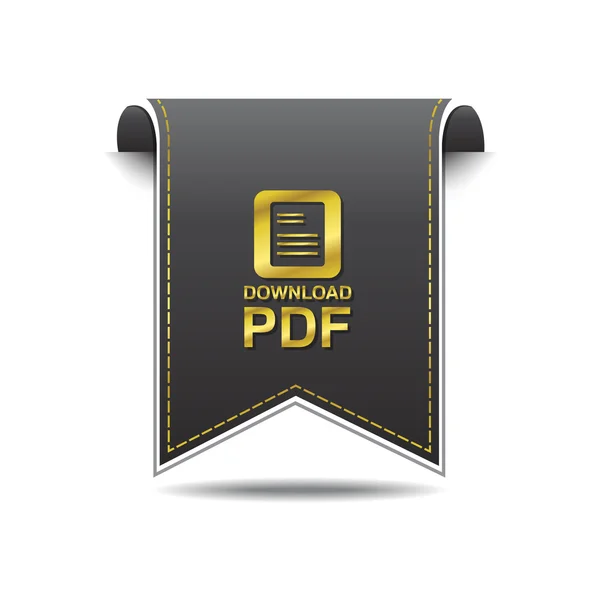 PDF Baixar Icon Design — Vetor de Stock