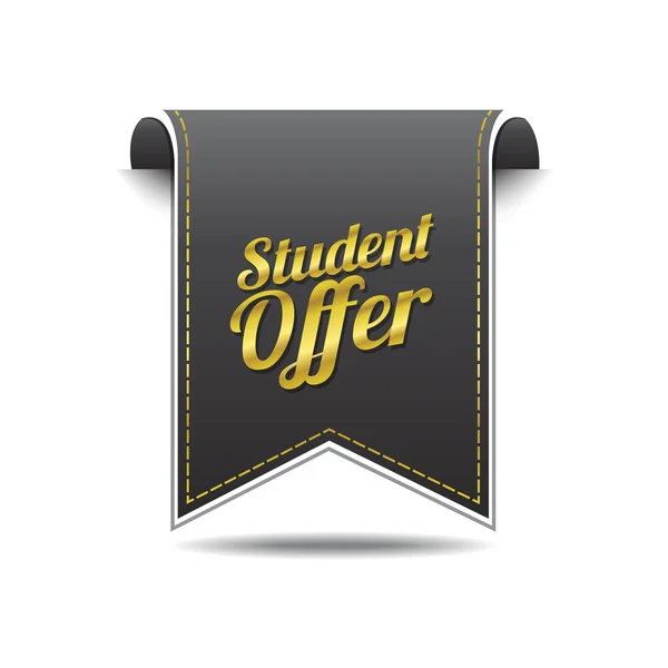 Student Offer Icon Design — Stock Vector