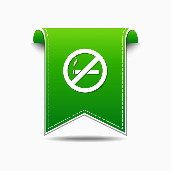 No Smoking Sign Icon Design — Stock Vector