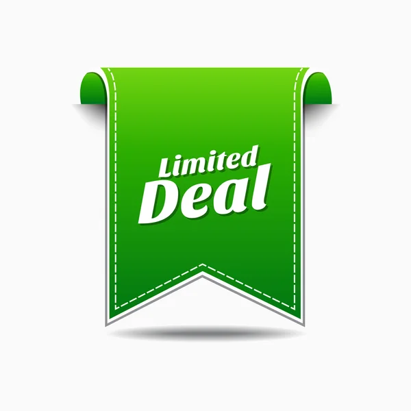 Limited deal Icon Design — Stock Vector