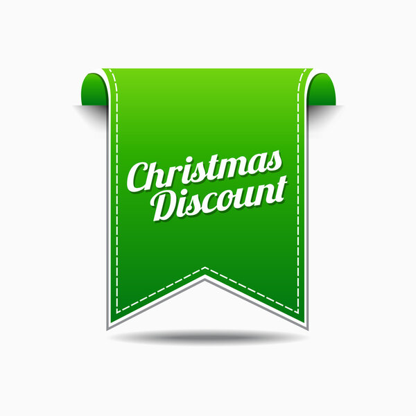 Christmas Discount Icon Design
