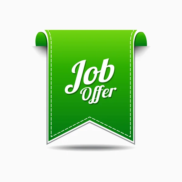 Job Offer Icon Design — Stock Vector