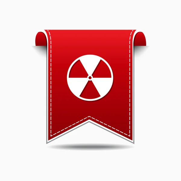 Conception d'icône de signe radioactif — Image vectorielle