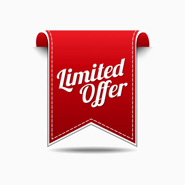 Limited Offer  Icon Design — Stock Vector