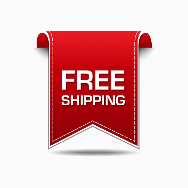 Free Shipping Icon Design — Stock Vector