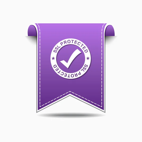 SSL geschütztes Icon Design — Stockvektor