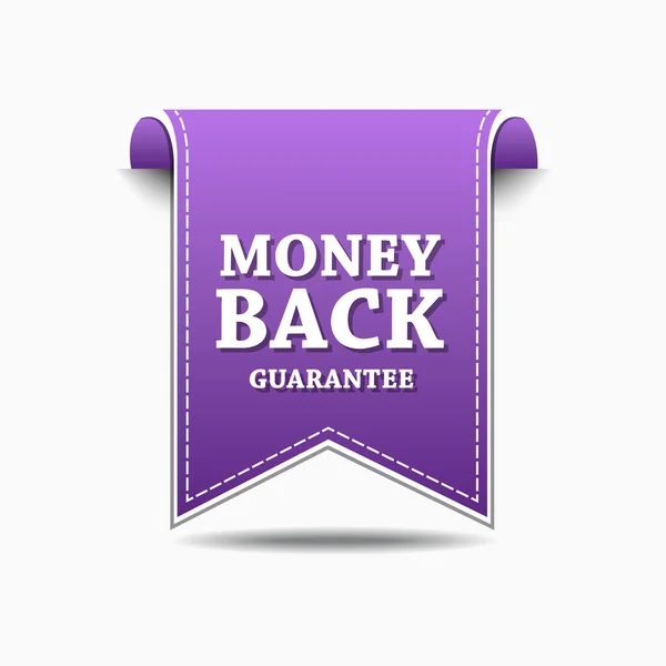 Money Back Guarantee Icon Design — Stock Vector