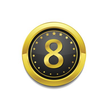 8 sayı simgesi tasarım