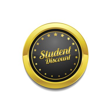 Öğrenci indirim simgesi tasarım