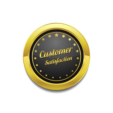 Müşteri memnuniyeti simgesi tasarım