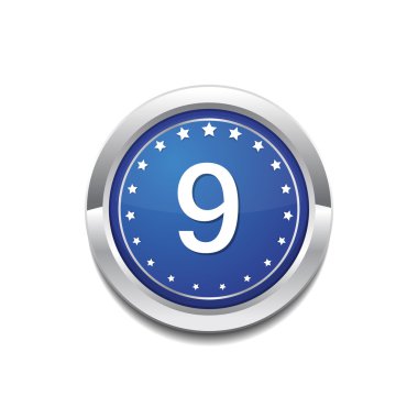 9 sayı simgesi tasarım