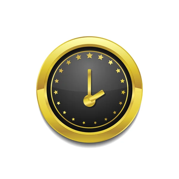 Reloj icono de diseño — Vector de stock