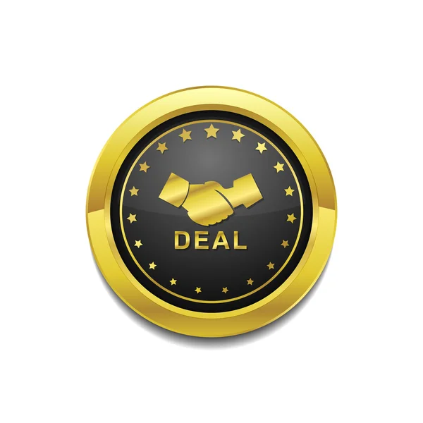 Deal segno Icona Design — Vettoriale Stock