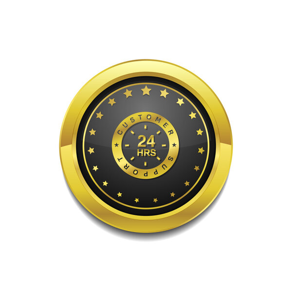 24 Hours Customer Support Icon