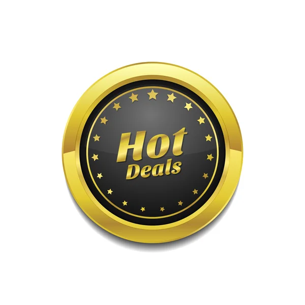 Hot Deals Icon Design — Stockvektor