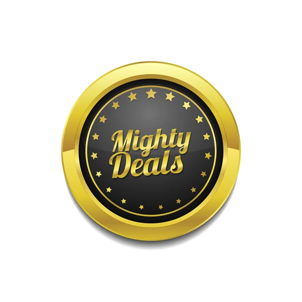 Mighty Deals Icon Design — Stock Vector