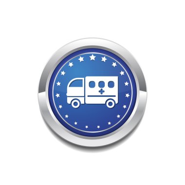 Ambulans araba simgesi tasarım