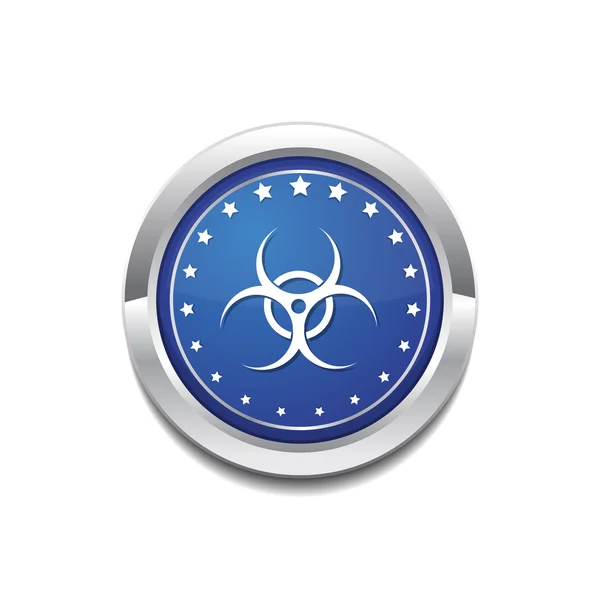 Biohazard Sign Icon Design — Stock Vector