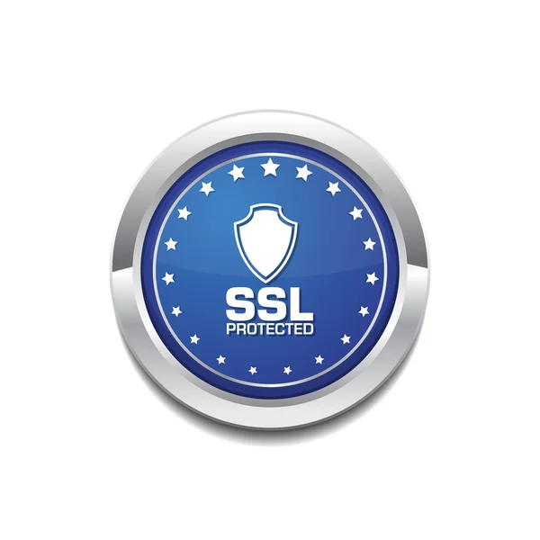 SSL Protected Icon Design — Vector de stoc