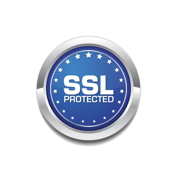 SSL 보호 아이콘 디자인 — 스톡 벡터