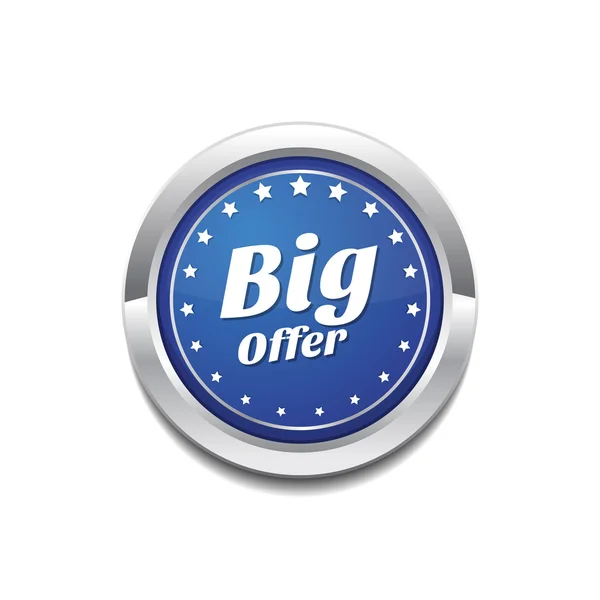 Big Offer Icon Design — Stock Vector