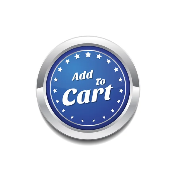 Add To Cart Icon Design — Stock Vector