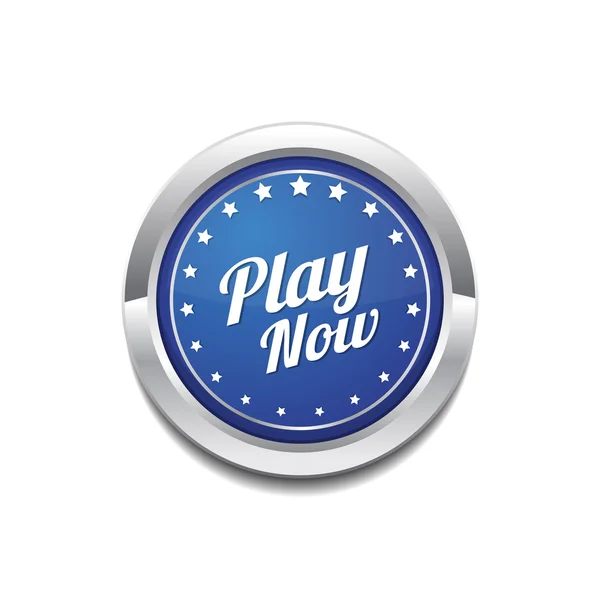 Play Now Icon Design — Stock Vector