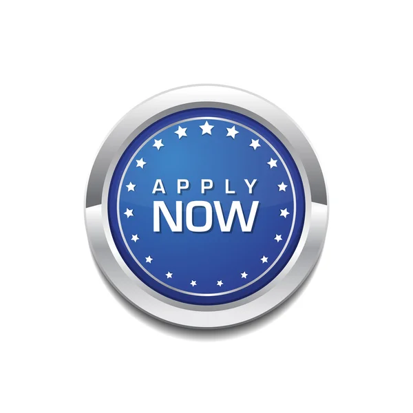 Aplicar agora ícone botão — Vetor de Stock