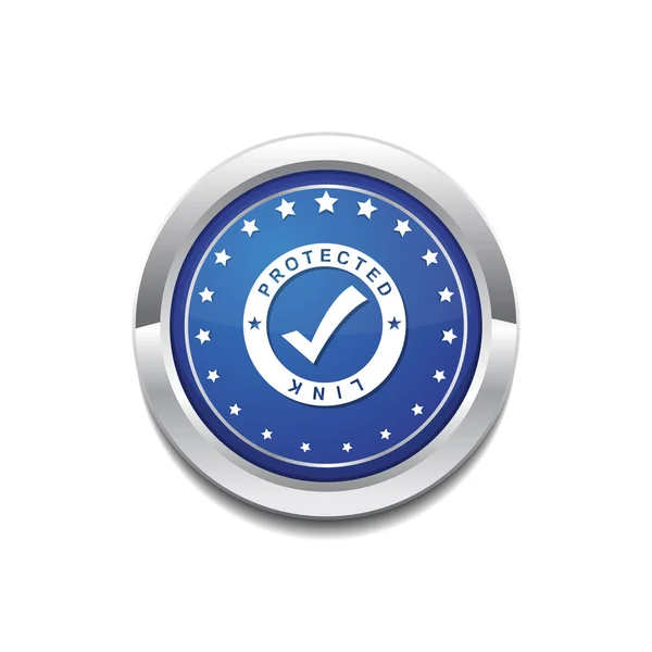 Diseño de icono de enlace protegido — Vector de stock