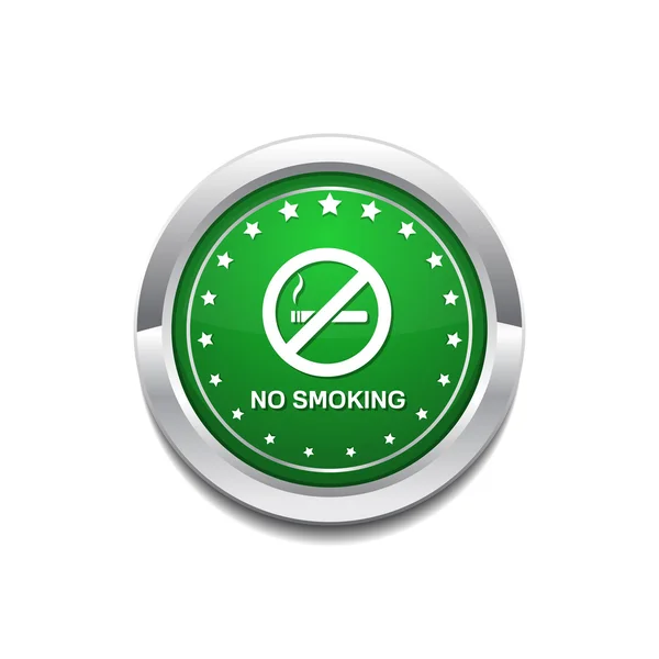 No Smoking Sign Icon Design — Stock Vector