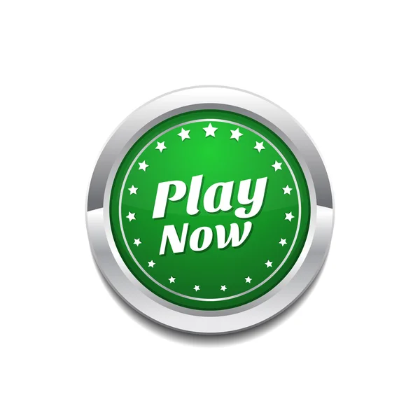 Play Now Icon Design — Stock Vector