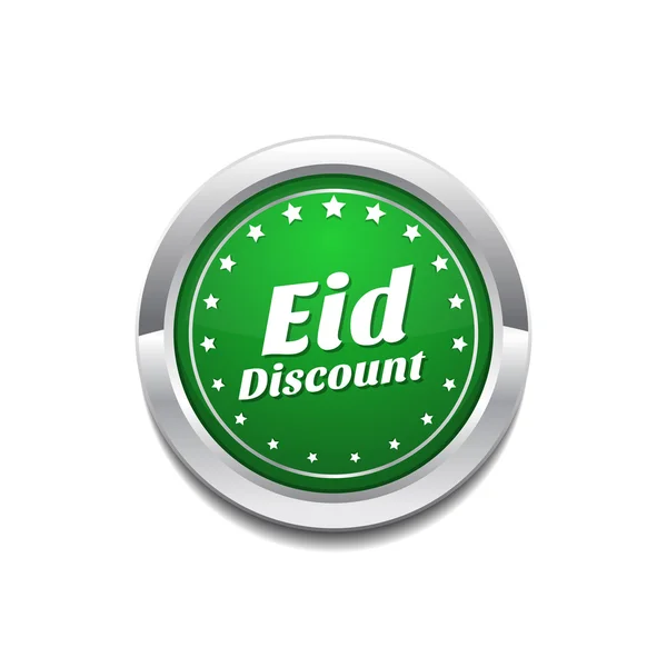 Diseño de icono de descuento Eid — Archivo Imágenes Vectoriales