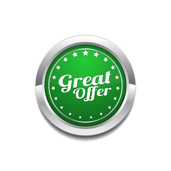 Great Offer Icon Design — Stock Vector