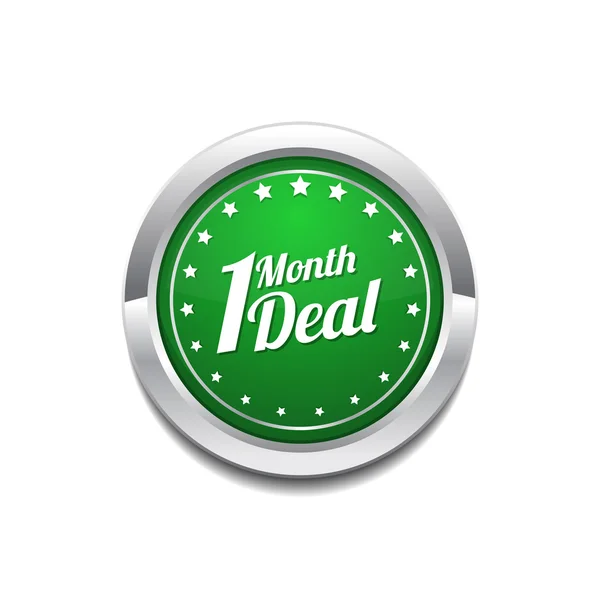 1 Month Deal Icon Design — Stock Vector