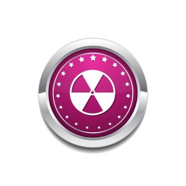 Radyoaktif işareti simgesi tasarım