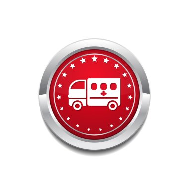 Ambulans araba simgesi tasarım