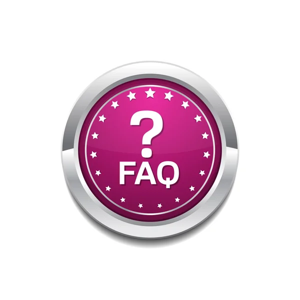 Faq 아이콘 디자인 — 스톡 벡터