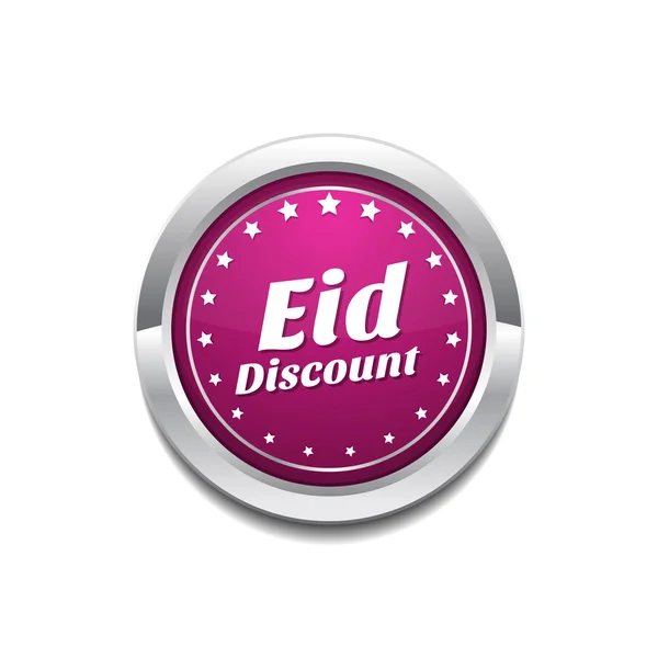 Diseño de icono de descuento Eid — Archivo Imágenes Vectoriales