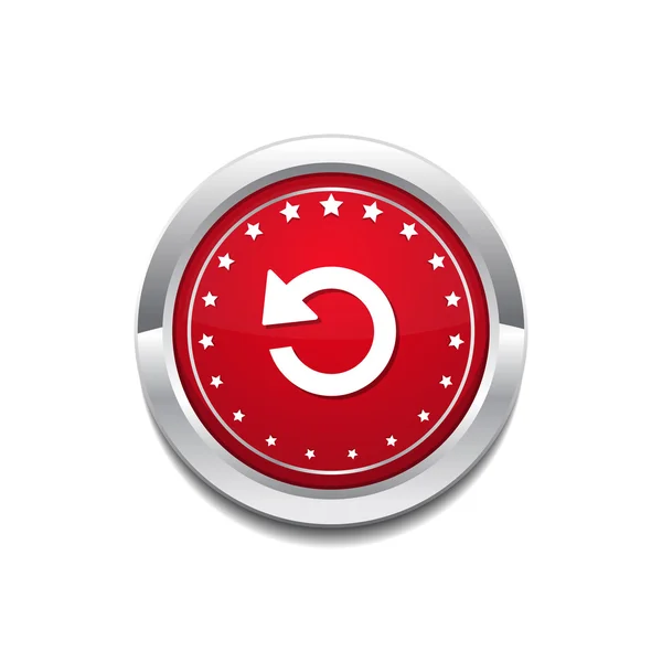 Restablecer botón de icono — Vector de stock