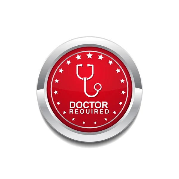 Orvos szükséges ikon tervezés — Stock Vector