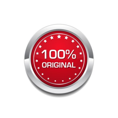 Yüzde 100 orijinal simgesi tasarım
