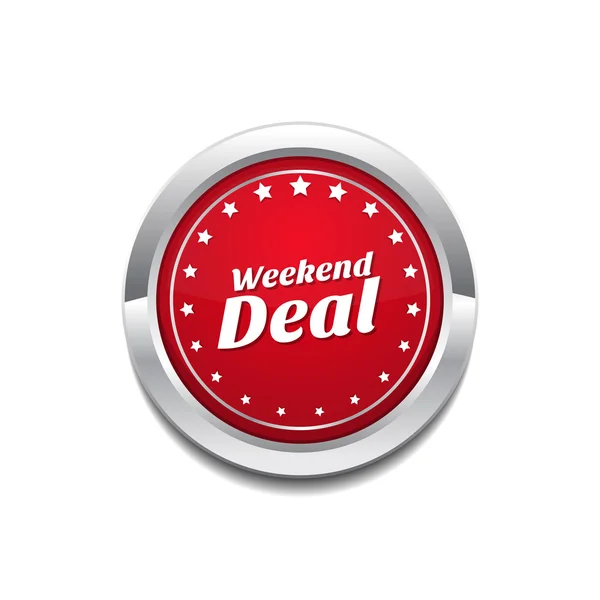 Weekend Deal Icon Design — Stock Vector