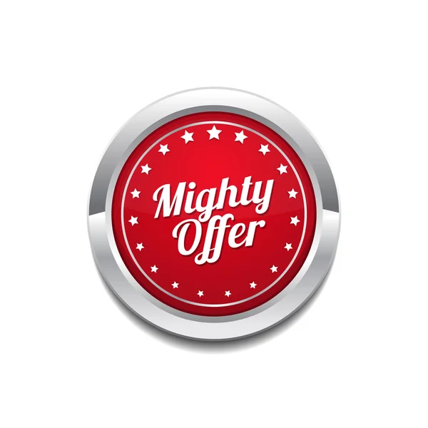 Mighty Offer Icon Design — Stock Vector