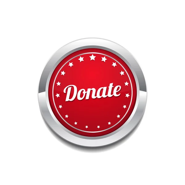 Donate Icon Design — Stock Vector