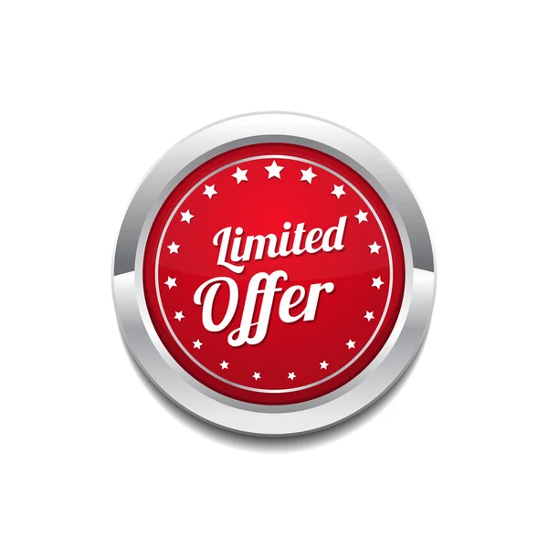 Limited Time Offer Icon Design — Stock Vector